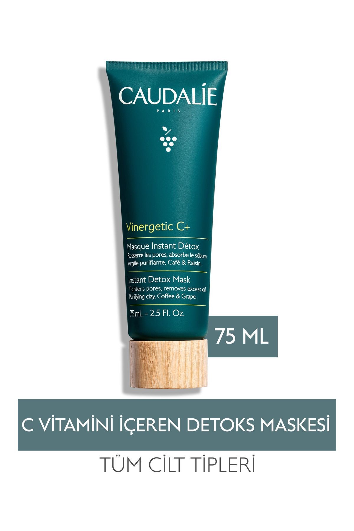 CAUDALİE Vinergetic C+ Detoks Maskesi 75 ml