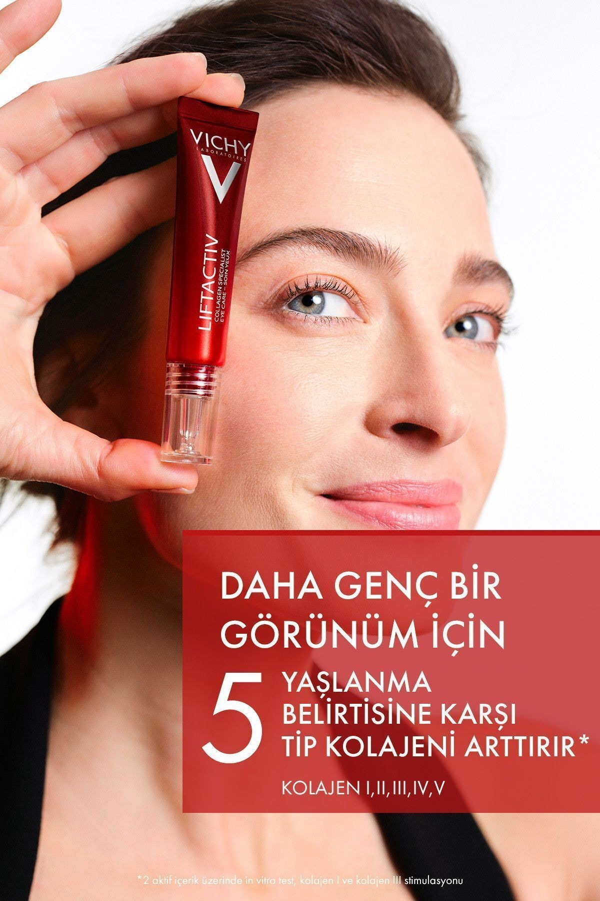 VICHY Liftactiv Collagen Specialist Yaşlanma Belirtilerine Karşı Göz Bakım Kremi