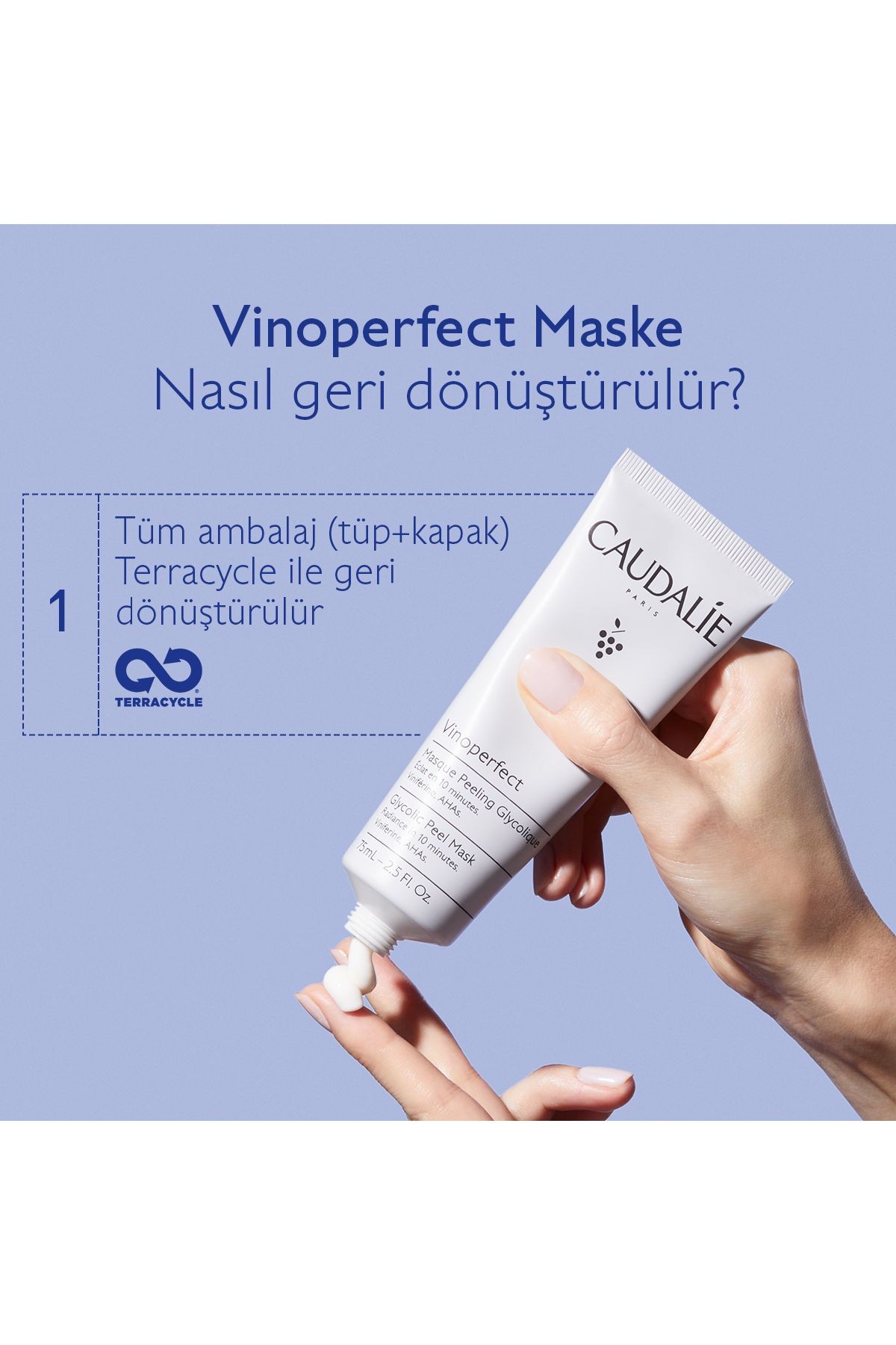 CAUDALİE Vinoperfect Glikolik Maske 75 ml