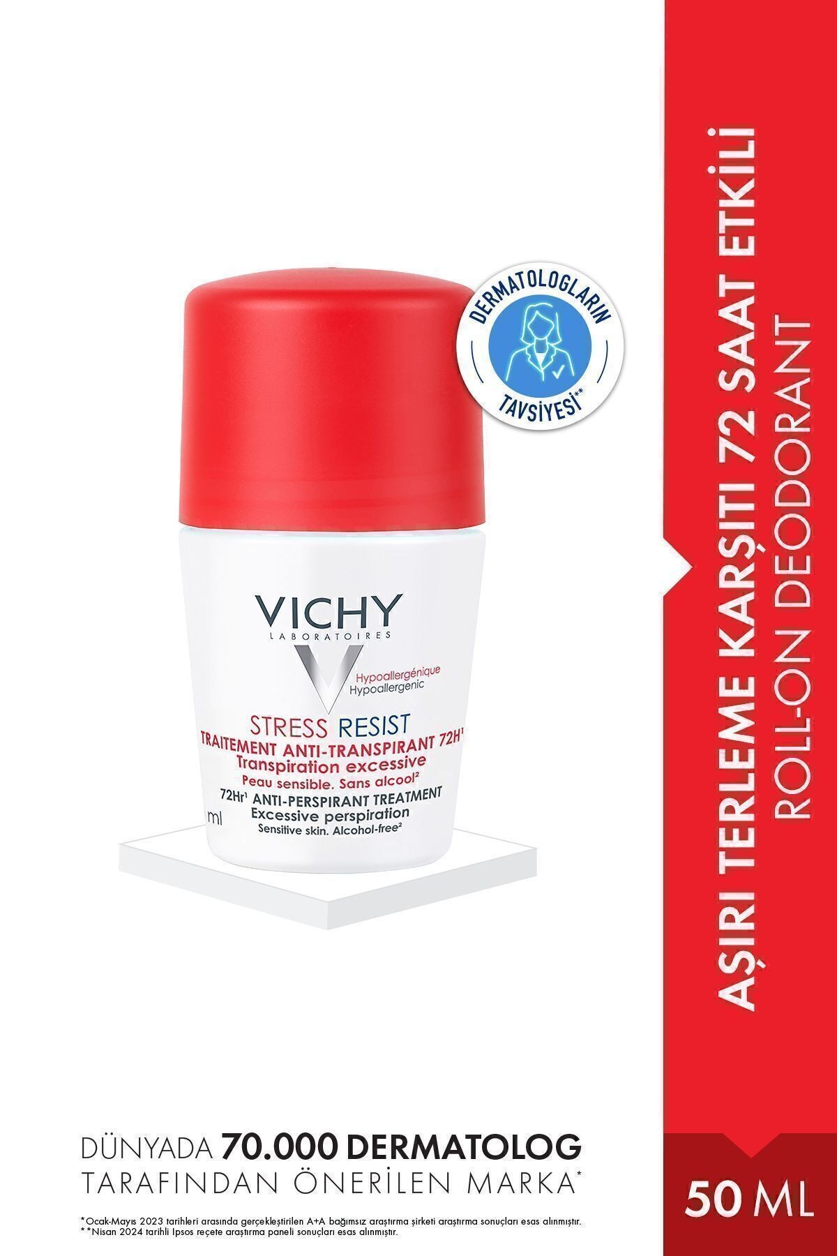 VICHY Stress Resist Terleme Karşıtı Deodorant Yoğun Kontrol - 72 Saat Etkinlik 50ml