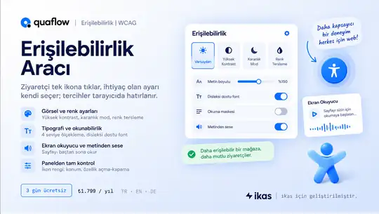Erişilebilirlik Aracı | WCAG ekran görüntüsü 1
