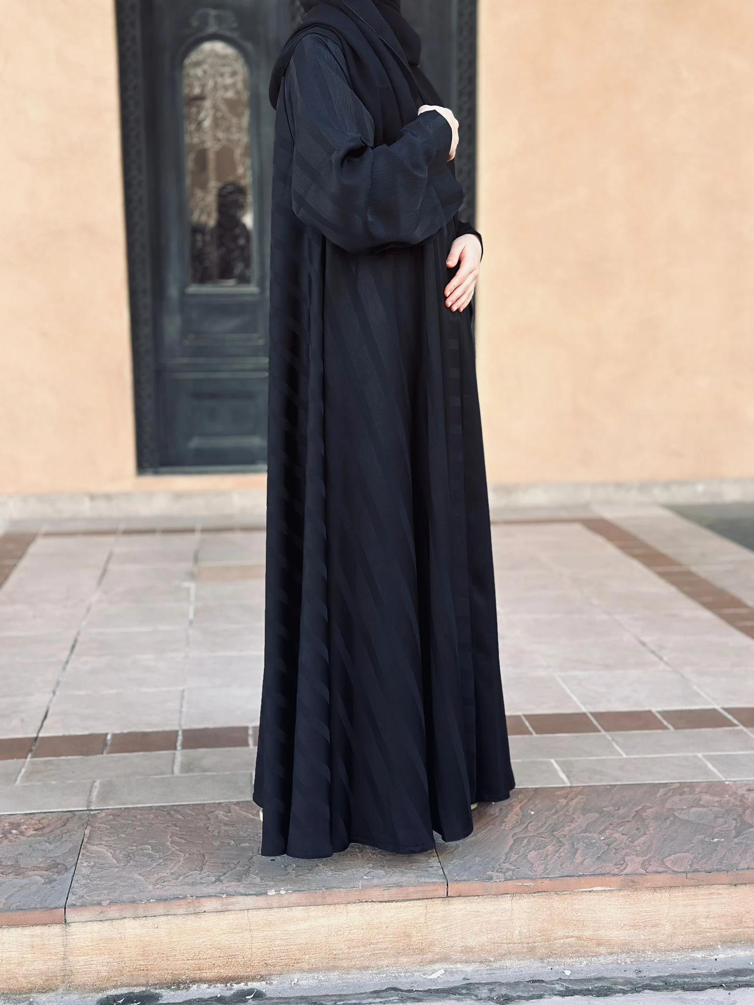Katar Mevra Abaya - Siyah