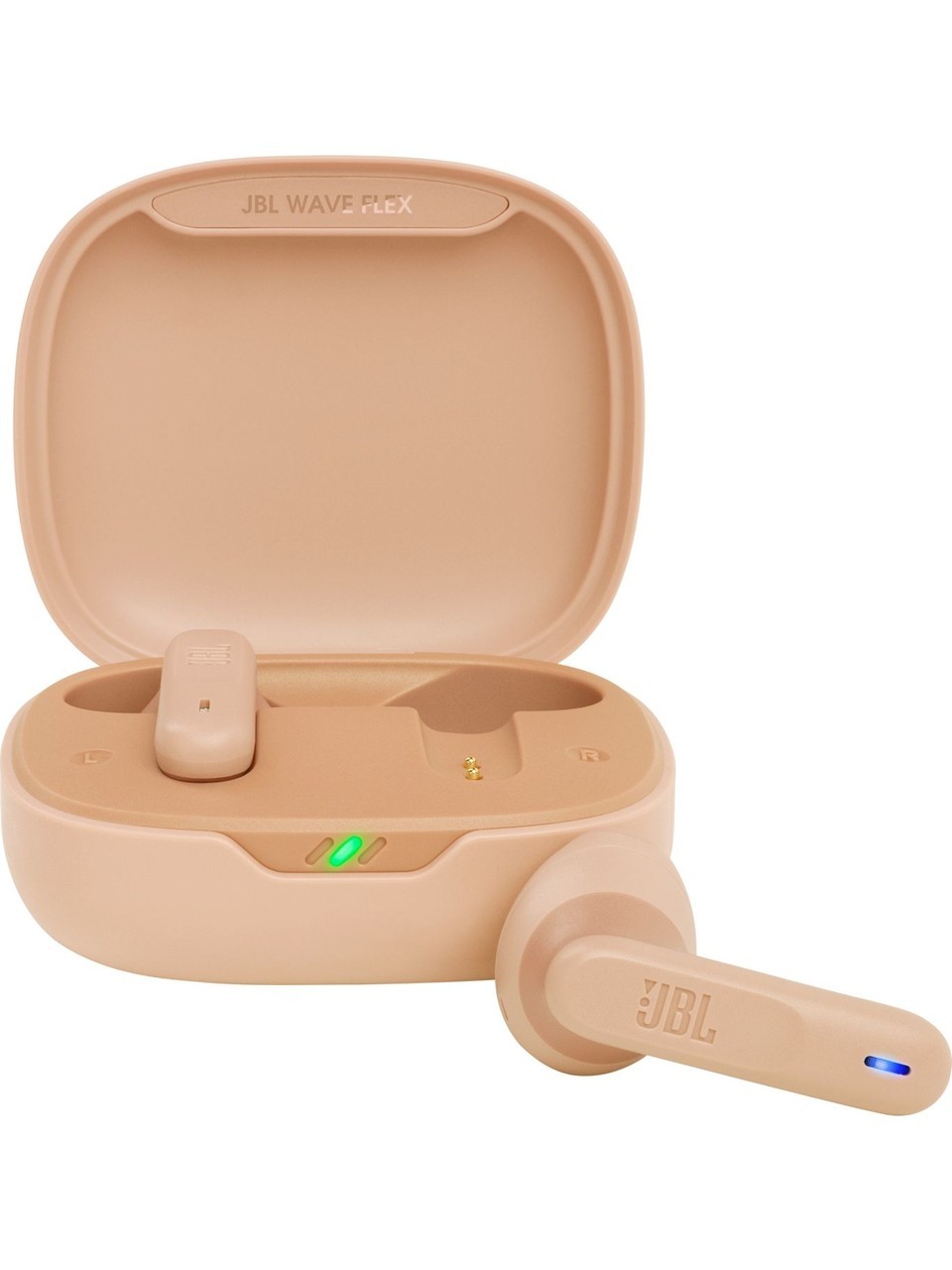 JBL Wave Flex, Kablosuz Kulakiçi Kulaklık, Bej (JBL Türkiye Garantili)