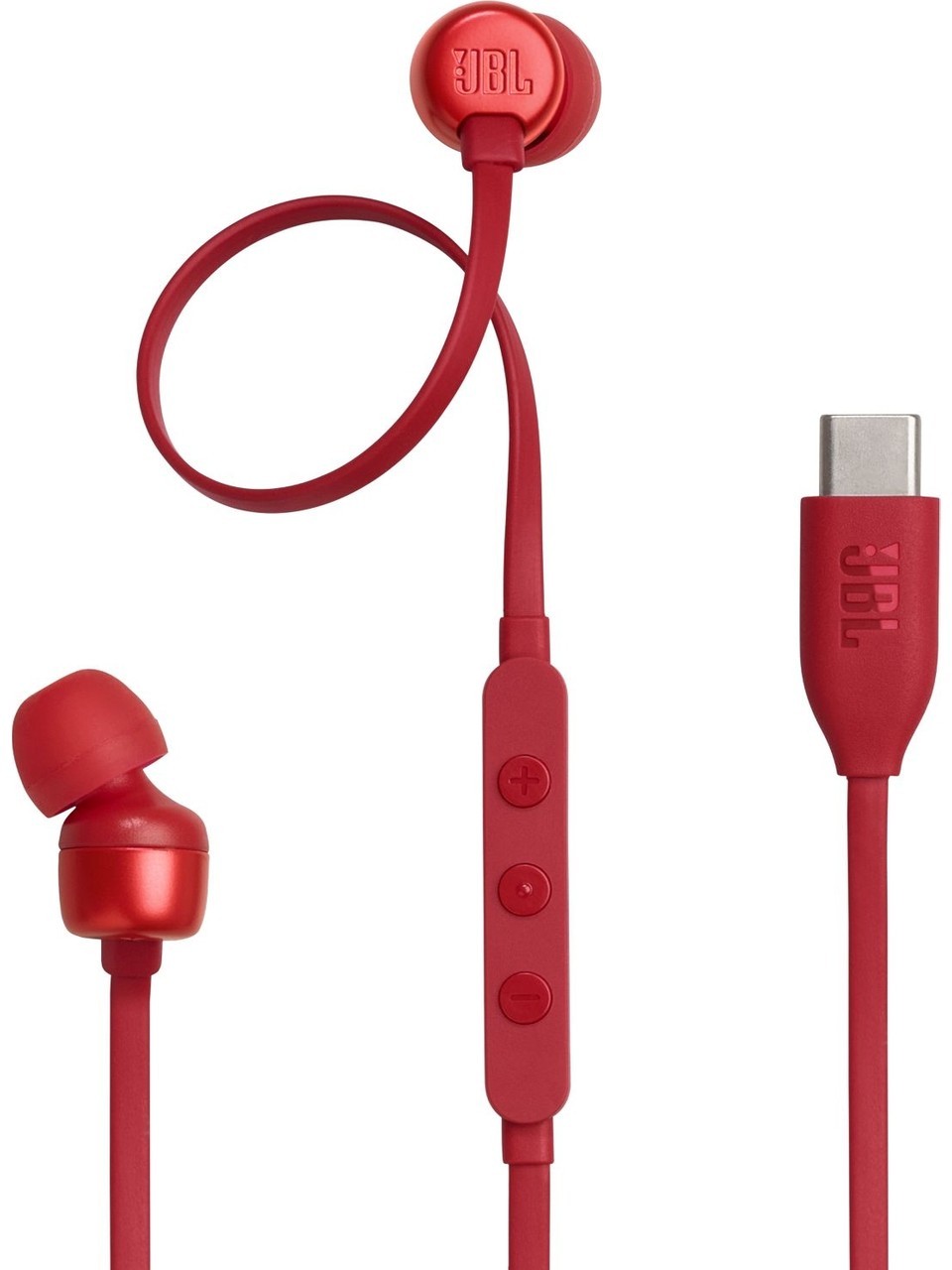 JBL Tune 310C, Usb-C Kulakiçi Kulaklık, kırmızı (JBL Türkiye Garantili)