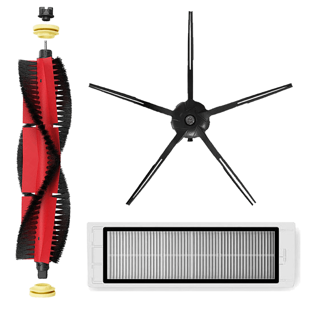 Roborock Vacuum S5 Max (S5E52-00) Uyumlu 3'lü Yedek Parça