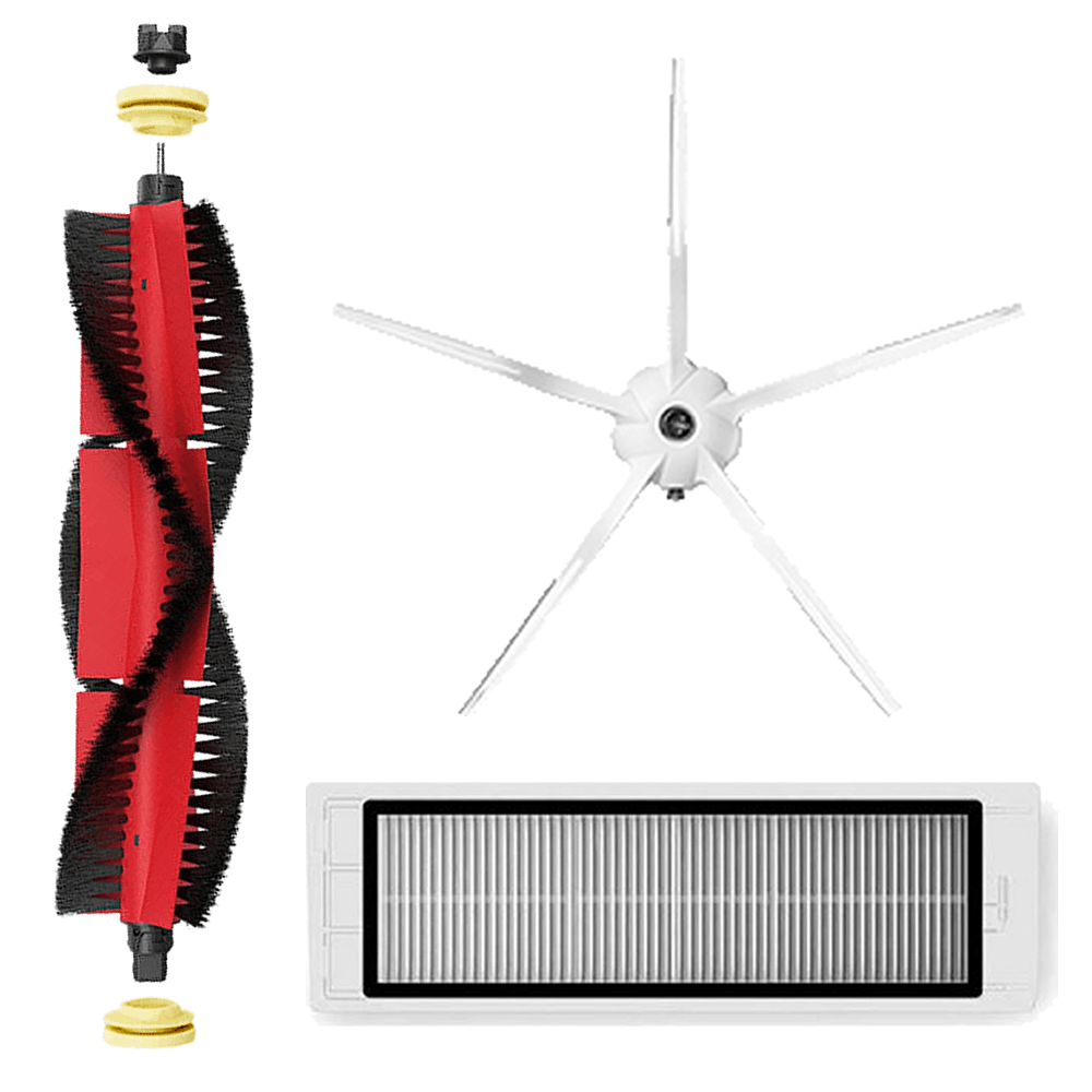 Roborock Vacuum S5 Max (S5E52-00) Uyumlu 3'lü Yedek Parça