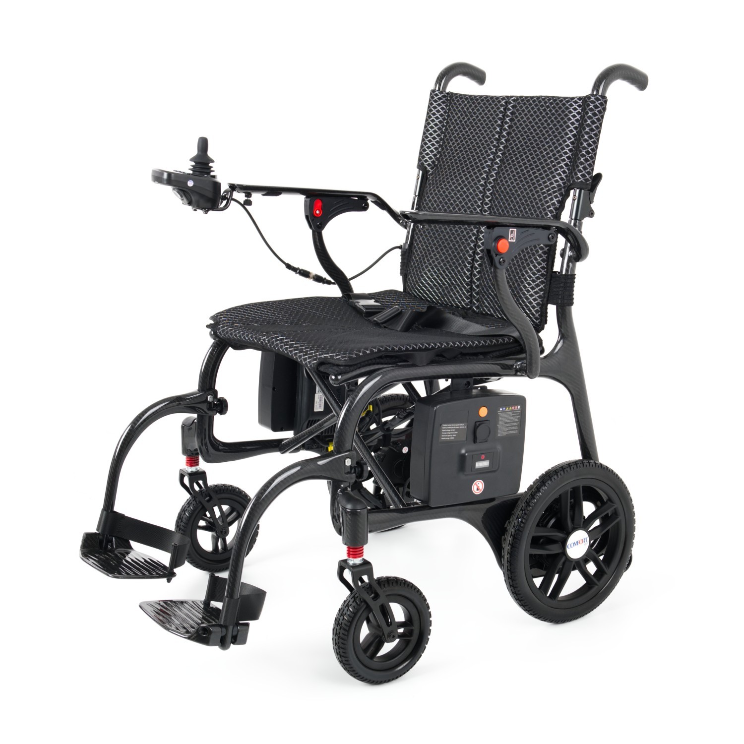 Comfort Plus DY01107 Karbon Akülü Tekerlekli Sandalye Ultra Hafif (20ah Lityum Pil)