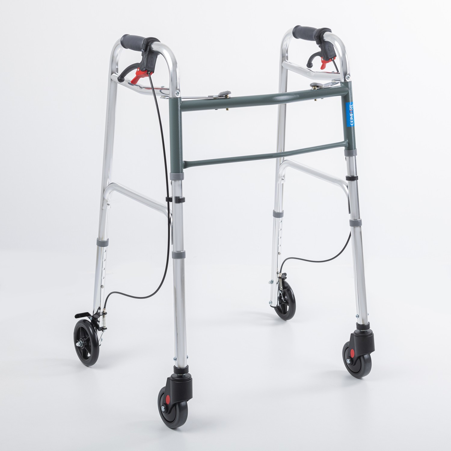 Comfort Plus KF8220L-5 Dört Tekerlekli Frenli Walker Yürüteç