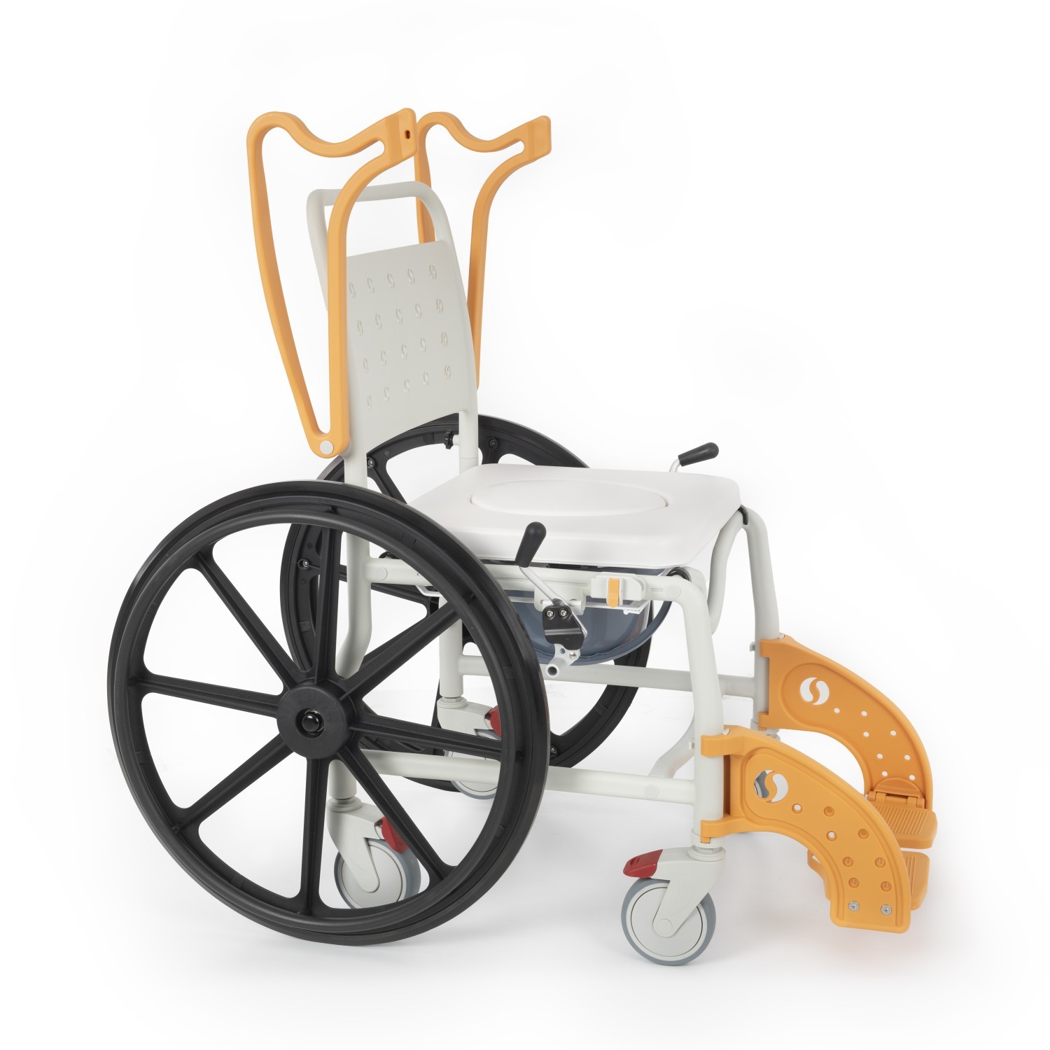 Comfort Plus DM-8088D Soft Turuncu Banyo ve Tuvalet Tekerlekli Sandalye