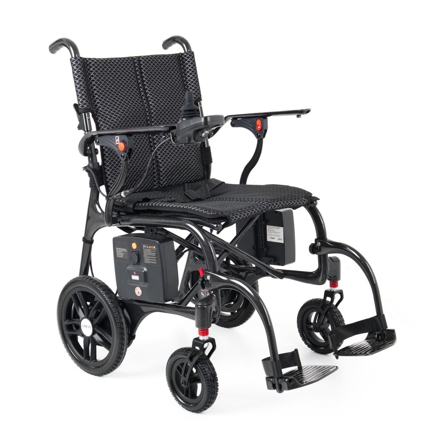 Comfort Plus DY01107 Karbon Akülü Tekerlekli Sandalye Ultra Hafif (20ah Lityum Pil)