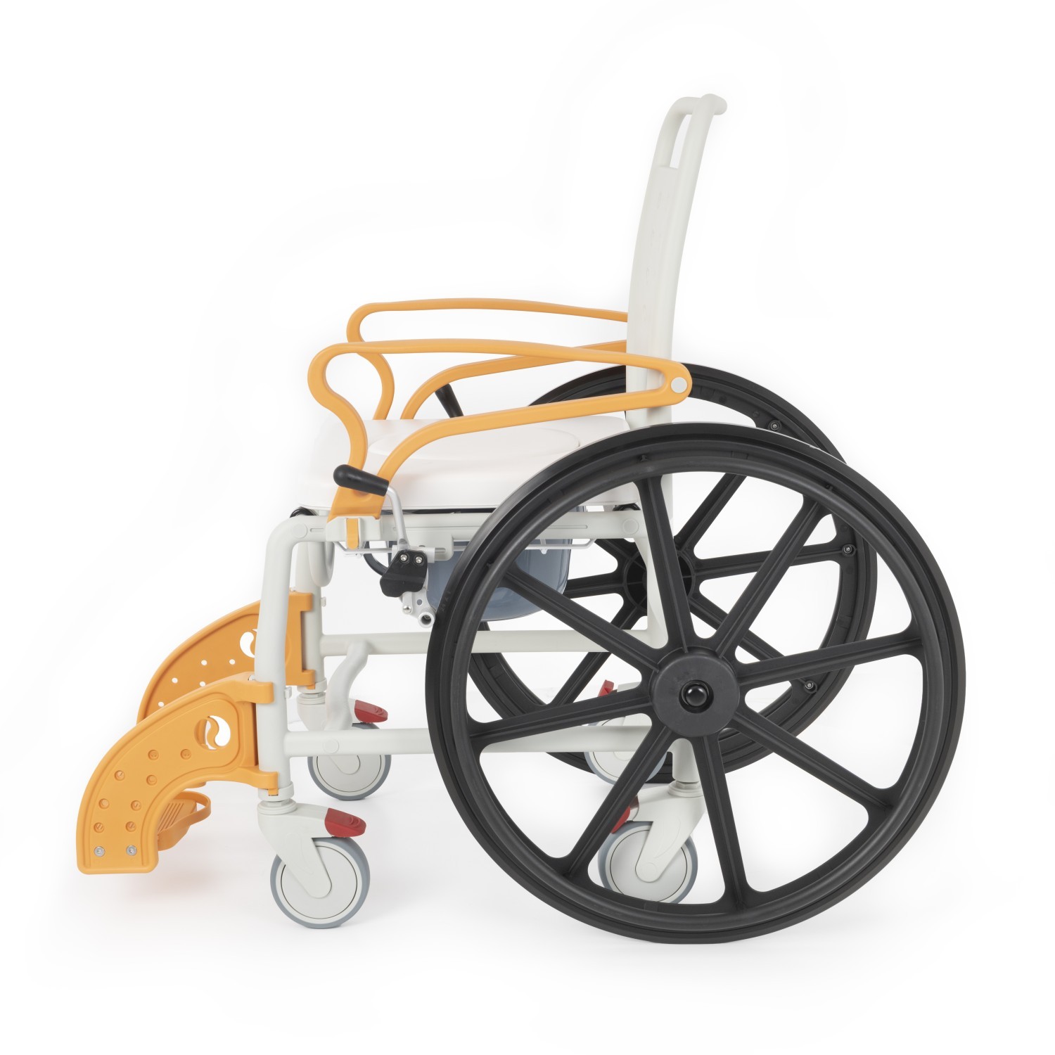 Comfort Plus DM-8088D Soft Turuncu Banyo ve Tuvalet Tekerlekli Sandalye
