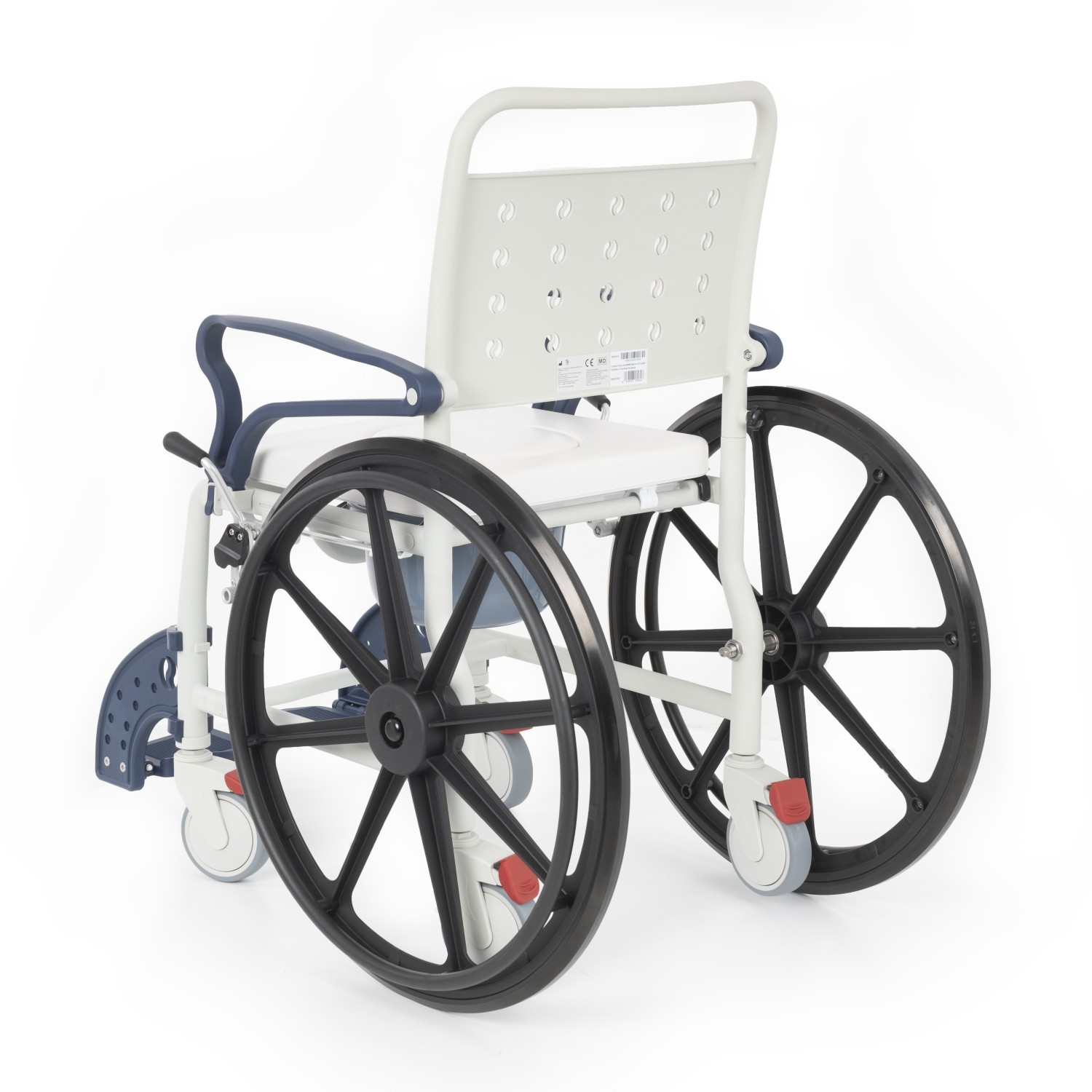Comfort Plus DM-8088D Soft Lacivert Banyo ve Tuvalet Tekerlekli Sandalye