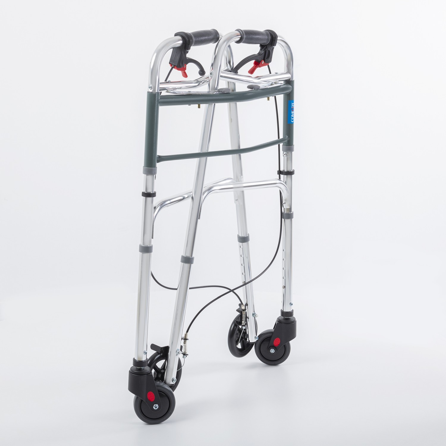 Comfort Plus KF8220L-5 Dört Tekerlekli Frenli Walker Yürüteç