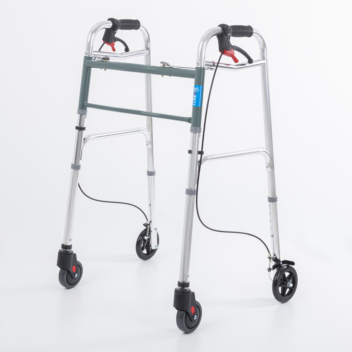 Comfort Plus KF8220L-5 Dört Tekerlekli Frenli Walker Yürüteç