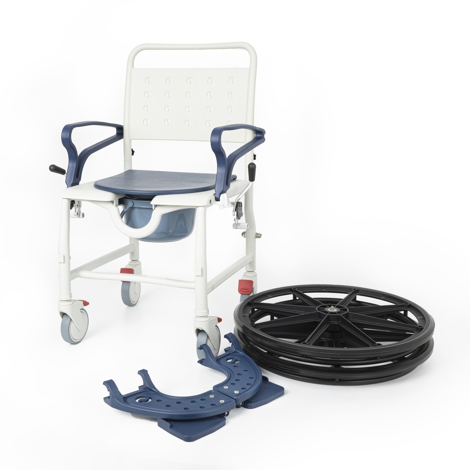 Comfort Plus DM-8088B Banyo ve Tuvalet Sandalyesi (Lacivert)