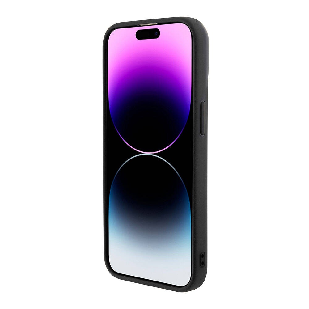 iPhone 15 Pro Kılıf Guess Orjinal Lisanslı Yazı Logolu Disco Script Metal Kılıf