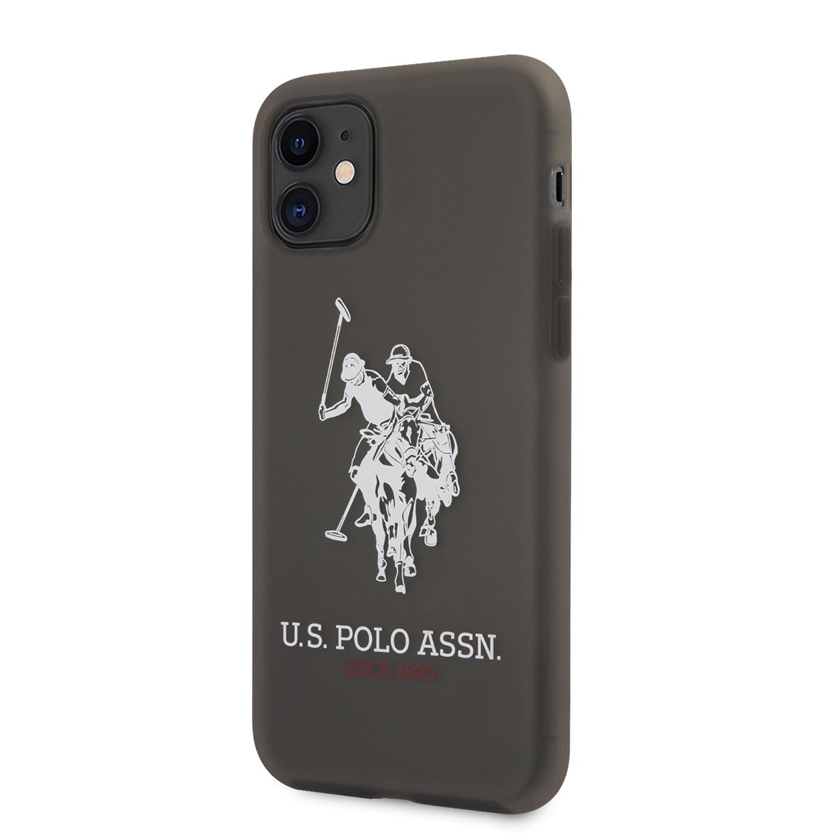 iPhone 11 Kılıf U.S. POLO ASSN. Transparan Silikon Büyük Logo Dizayn Kılıf