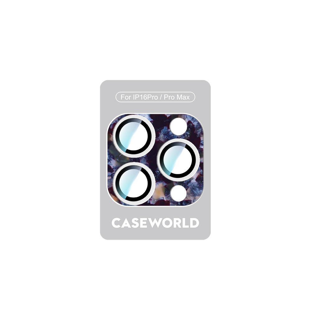 Apple iPhone 16 Pro CaseWorld Crystal Color Serisi Full Kamera Lens Koruyucu