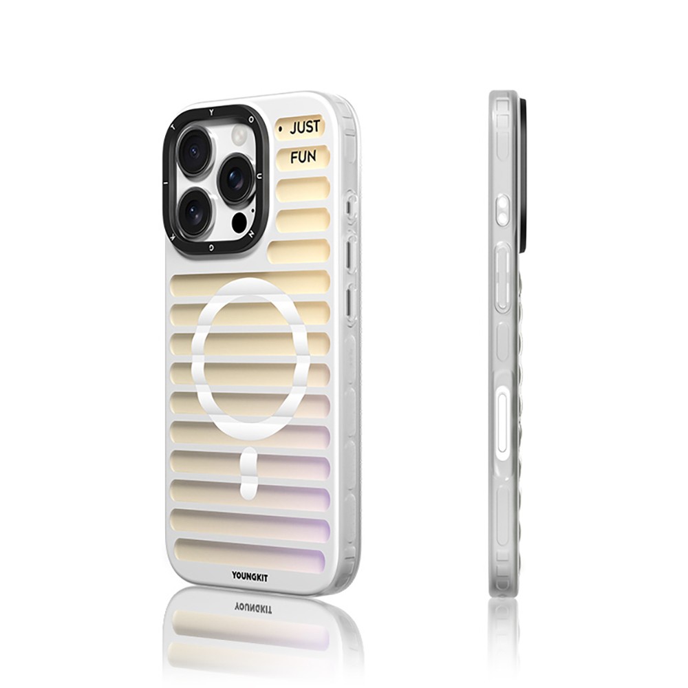 iPhone 16 Pro Magsafe Şarj Özellikli Youngkit Geek Serisi Kılıf