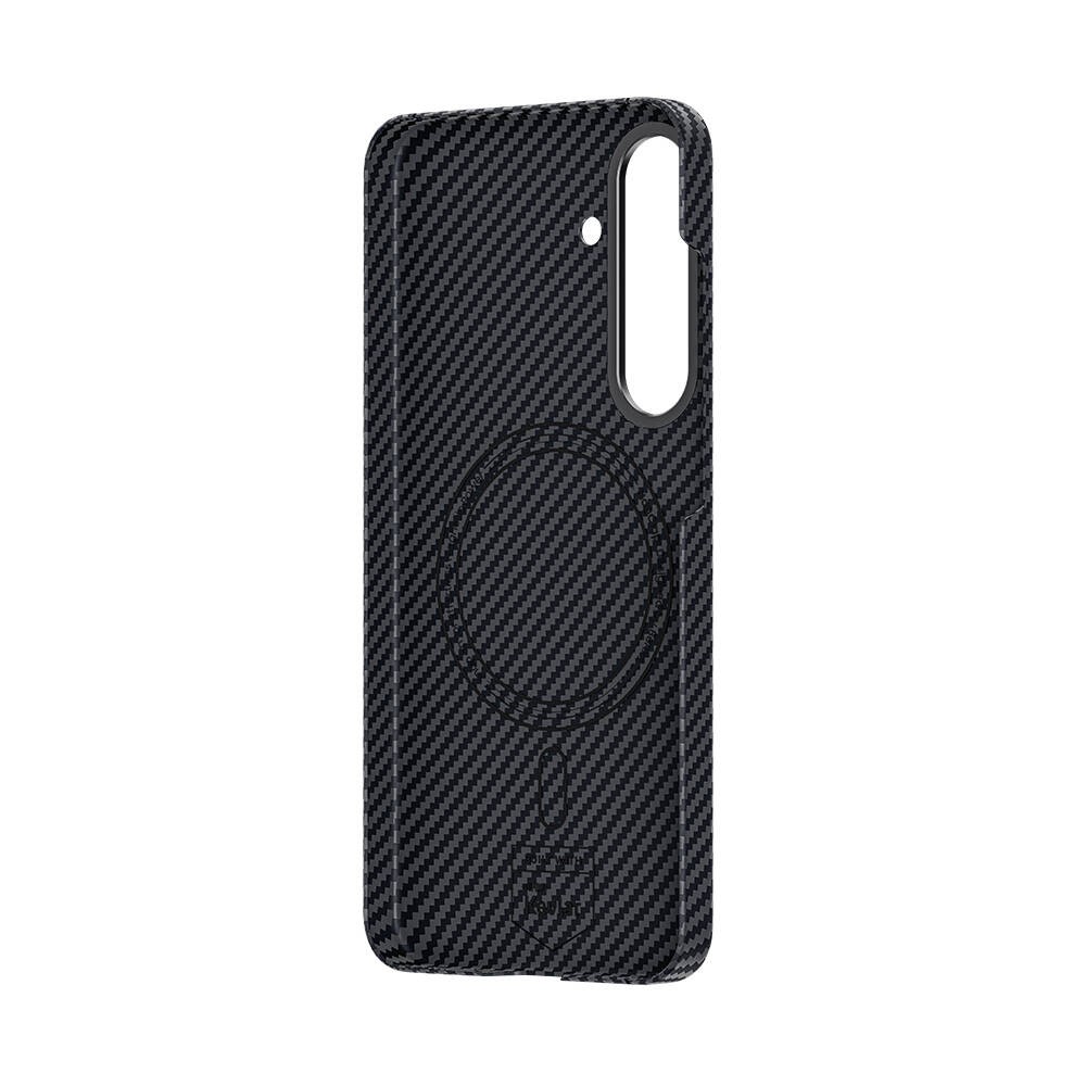 Galaxy S25 Kılıf M-safe Özellikli Karbon Fiber Benks Essential ArmorAir 600D Kevlar Kapak