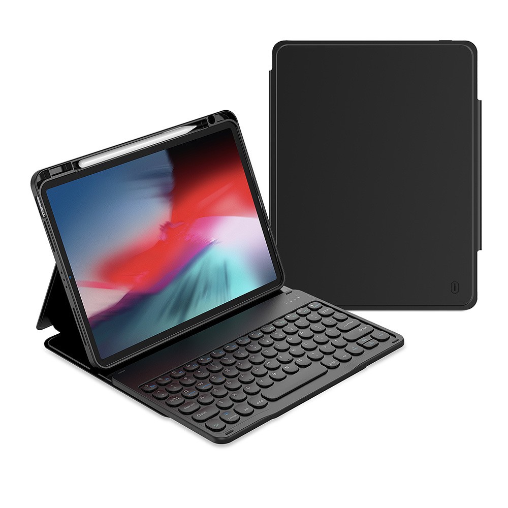 iPad 10.9 2022 (10.Nesil) Wiwu Protective Gizli Kalem Bölmeli Klavyeli Kılıf