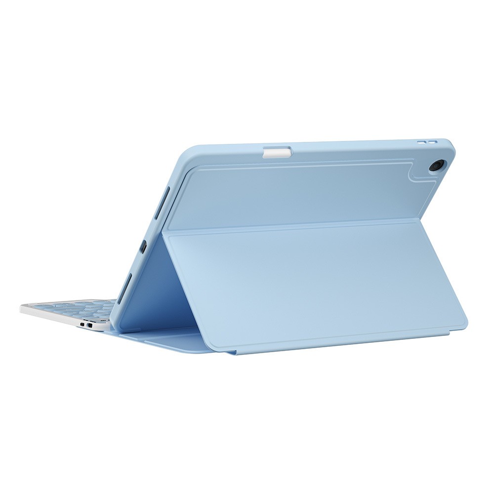 iPad 10.2 2021 (9.Nesil) Wiwu Protective Gizli Kalem Bölmeli Klavyeli Kılıf