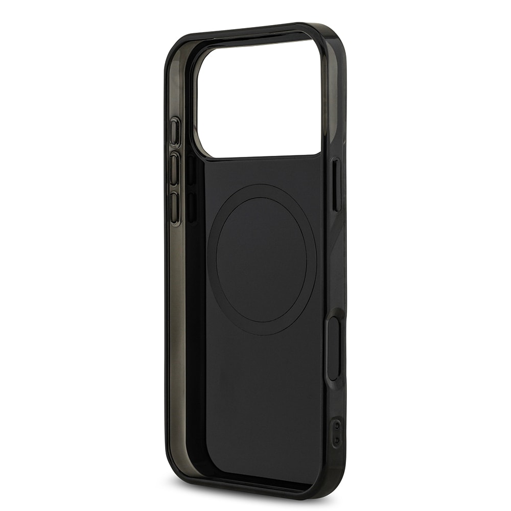 Apple iPhone 17 Pro Max Kılıf AMG Orjinal Lisanslı M-safe Şarj Özellikli Çift Katmanlı Kırmızı Çapraz Çizgili Kapak