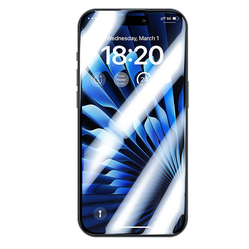 iPhone 15 Pro Max Benks Glass Warrior Safir Coating Ekran Koruyucu + Kolay Uygulama Aparatlı