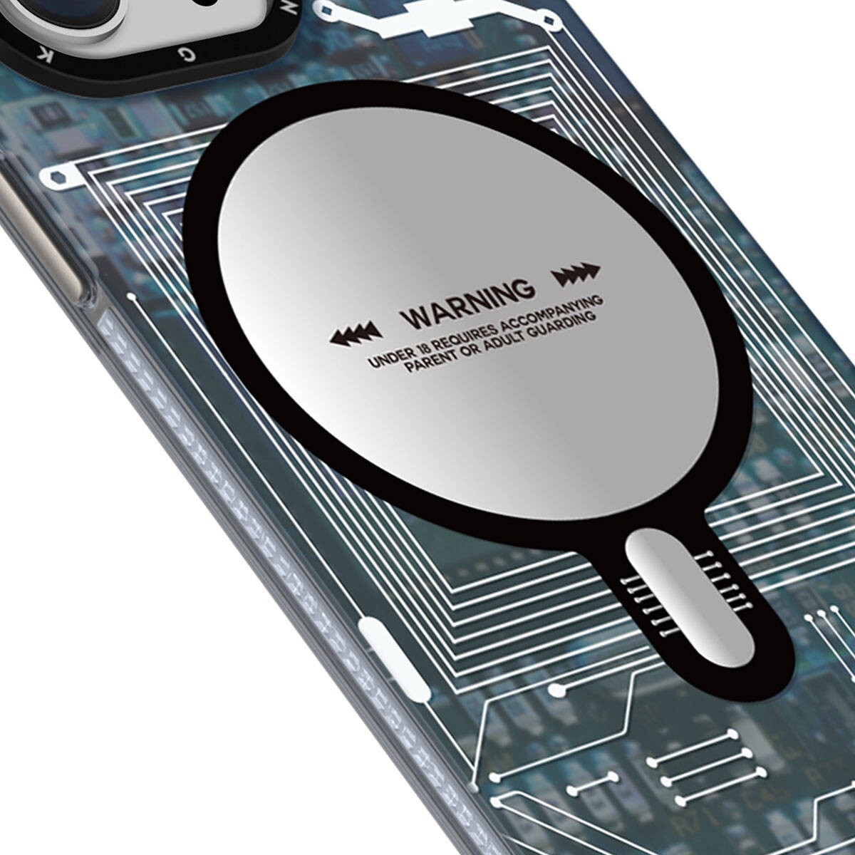 iPhone 15 Kılıf Magsafe Şarj Özellikli YoungKit Technology Serisi Kılıf