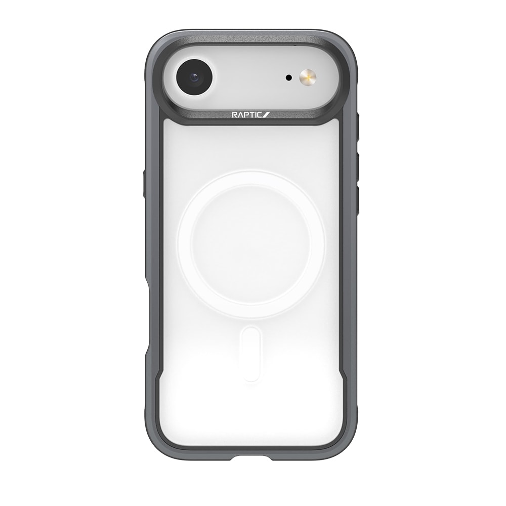 Apple iPhone 17 Air Kılıf M-safe Şarj Özellikli Airbagli Raptic Shield Serisi Şeffaf Arka Yüzey Kapak