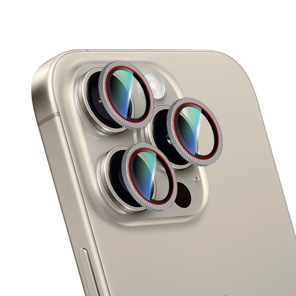Apple iPhone 16 Pro CaseWorld Karbon Fiber Serisi Anti Reflective Ultra Clear Kamera Lens Koruyucu