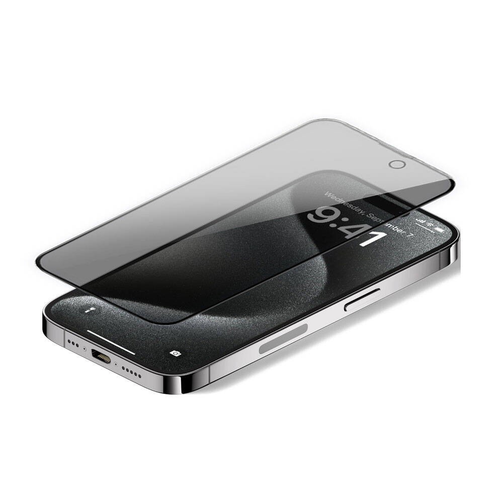 iPhone 15 Pro Max Wiwu iPrivacy HD Anti-Peep Ekran Koruyucu