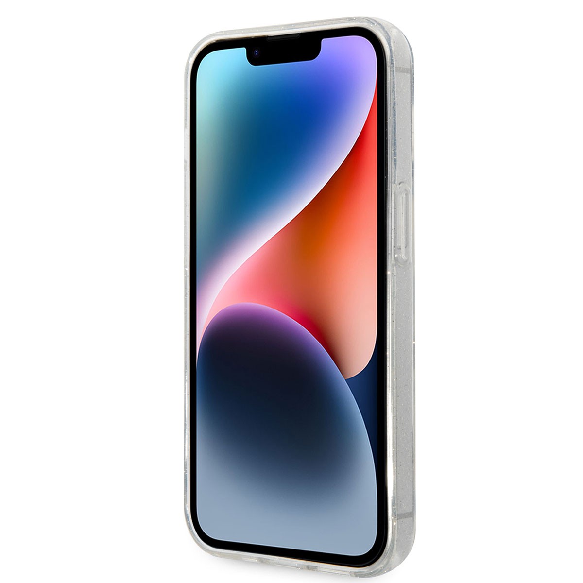 iPhone 14 Pro Max Kılıf Karl Lagerfeld Transparan Simli K&C Dizayn Kılıf