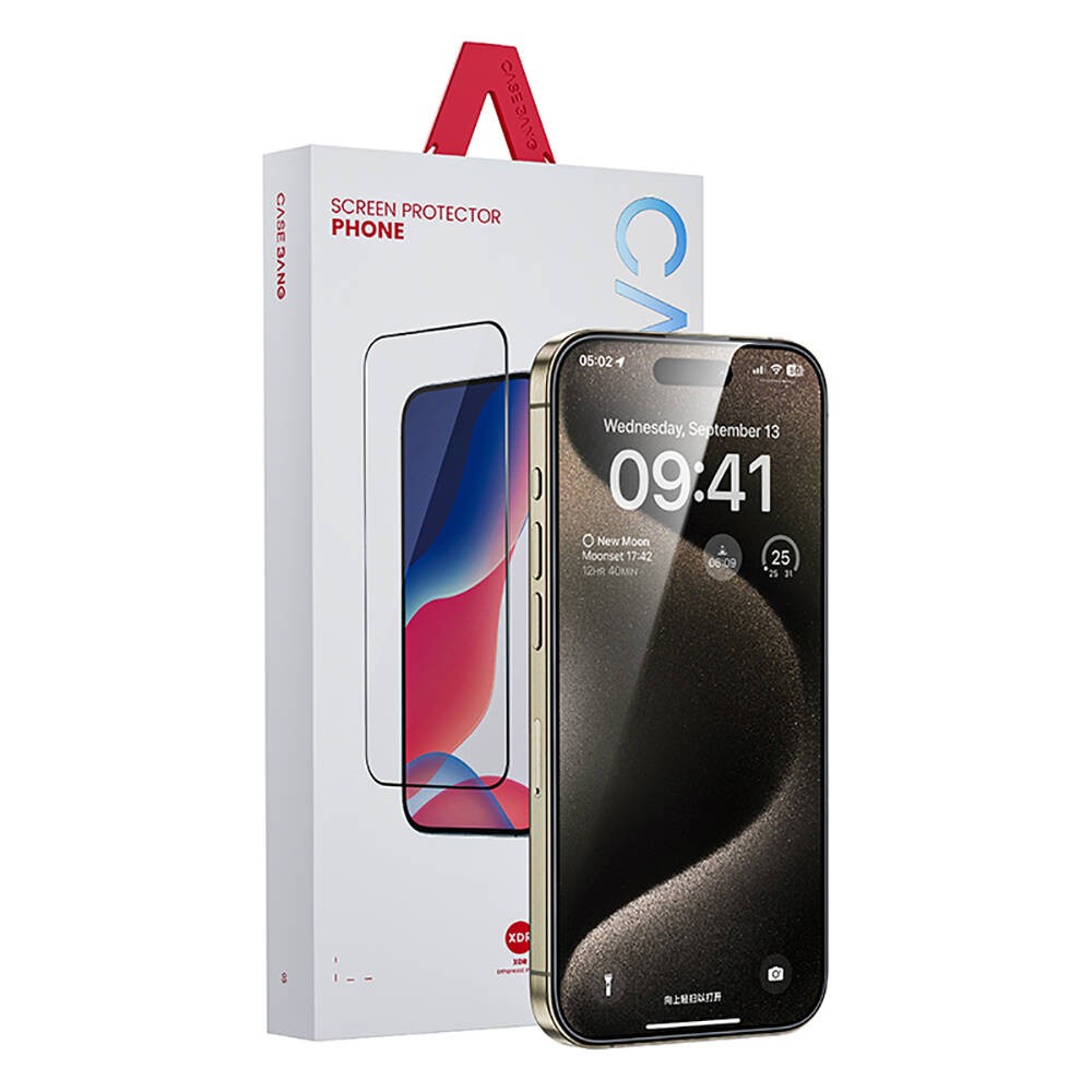 iPhone 13 Casebang Clear HD Ekran Koruyucu + Kolay Uygulama Aparatı