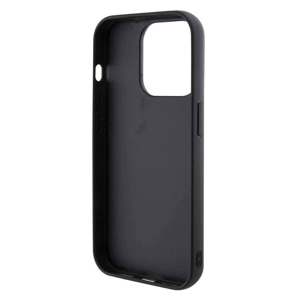 iPhone 15 Pro Kılıf Guess Orjinal Lisanslı Yazı Logolu Disco Script Metal Kılıf