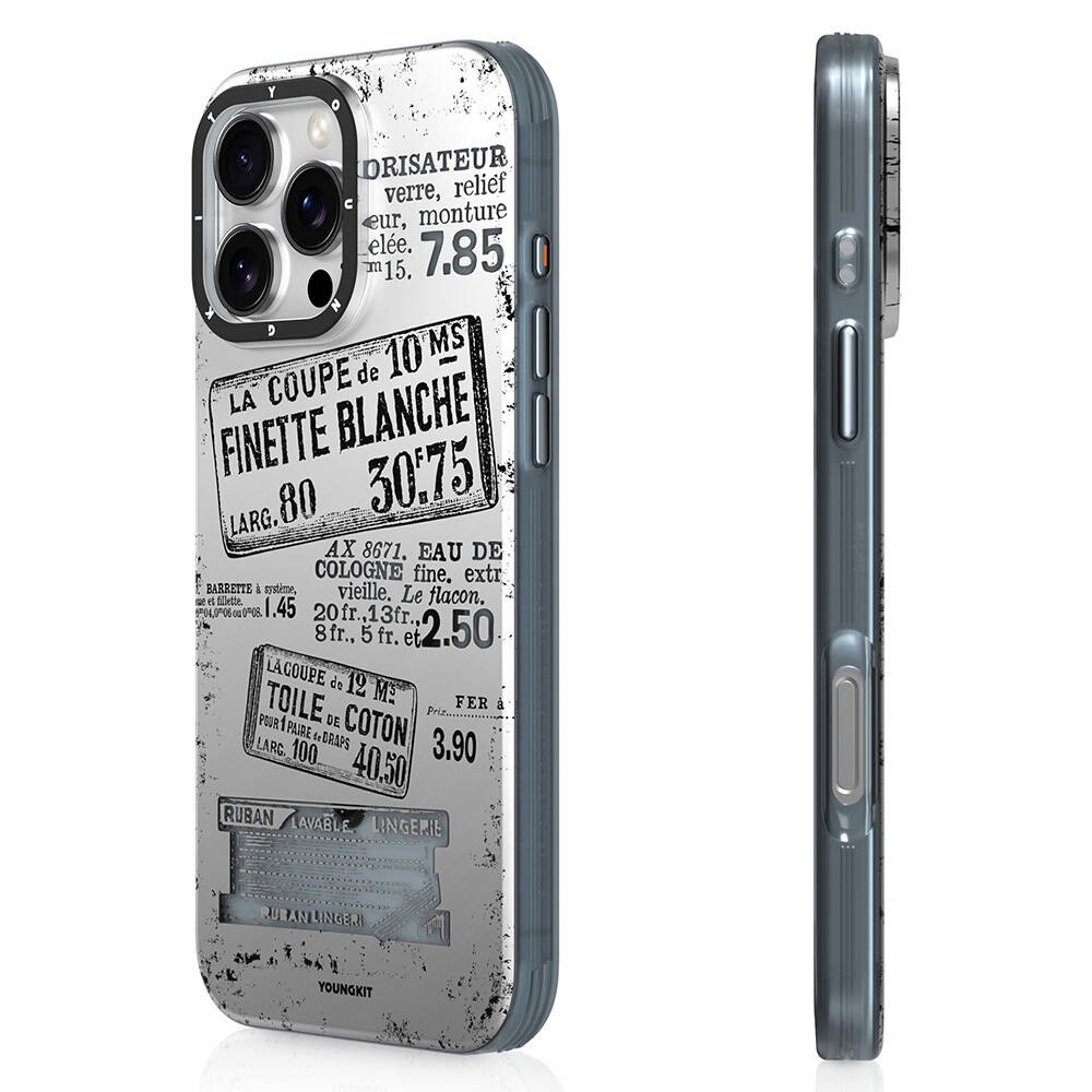 iPhone 16 Pro Kılıf Magsafe Şarj Özellikli Youngkit Literary Serisi Retro Magz Kılıf