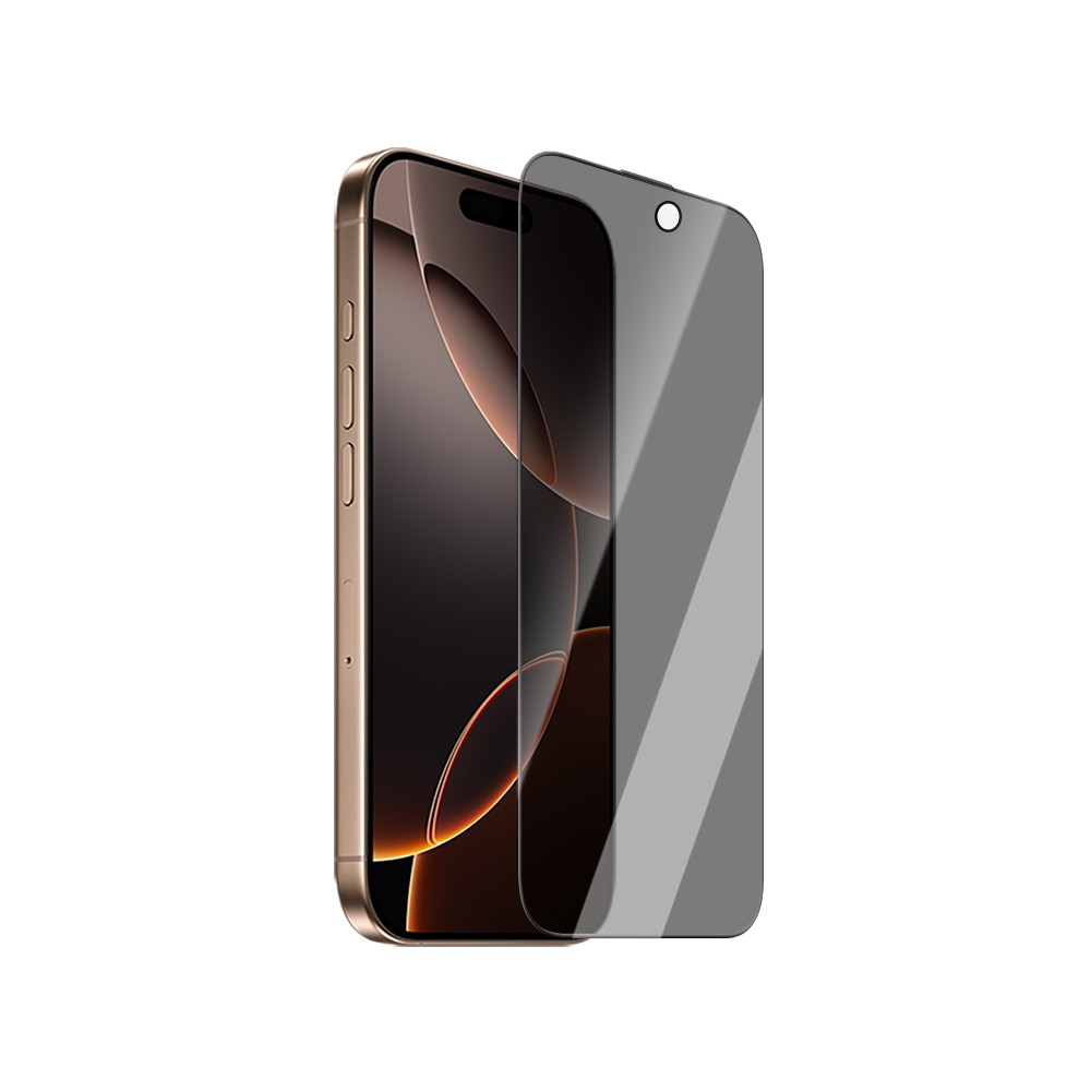 Apple iPhone 15 Plus CaseWorld Crystal Shadow Serisi 0.15mm 3D Privacy Temperli Cam Ekran Koruyucu
