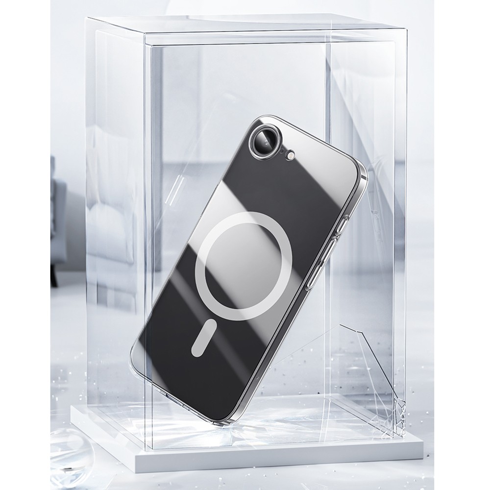 Apple iPhone 16E Kılıf M-safe Şarj Özellikli Benks ​​​​​​Crystal Serisi Şeffaf Kapak