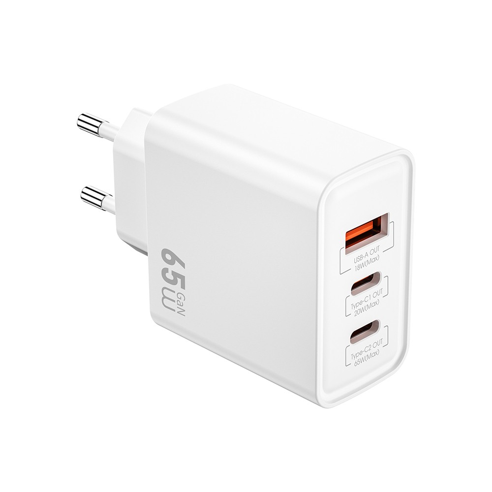 Wiwu Wi-G005 Essen Serisi GaN Tech PD Hızlı Şarj Özellikli Şarj Başlığı 65W