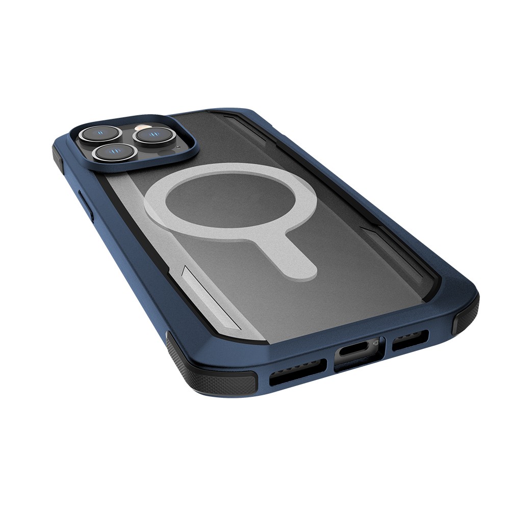iPhone 14 Pro Max Kılıf Magsafe Şarj Özellikli Raptic Secure Serisi Çift Kat TPU Kenarlı Şeffaf Arka Yüzeyli Kılıf