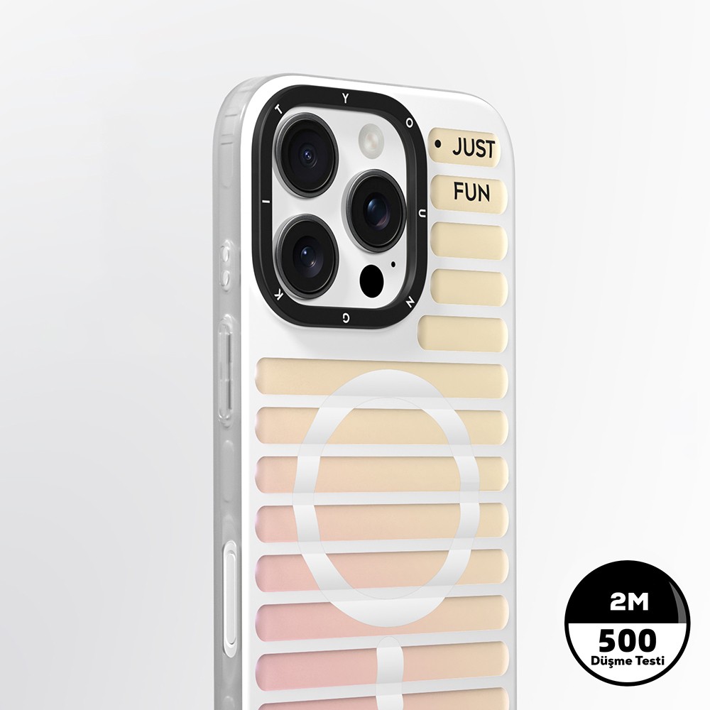 iPhone 16 Pro Magsafe Şarj Özellikli Youngkit Geek Serisi Kılıf