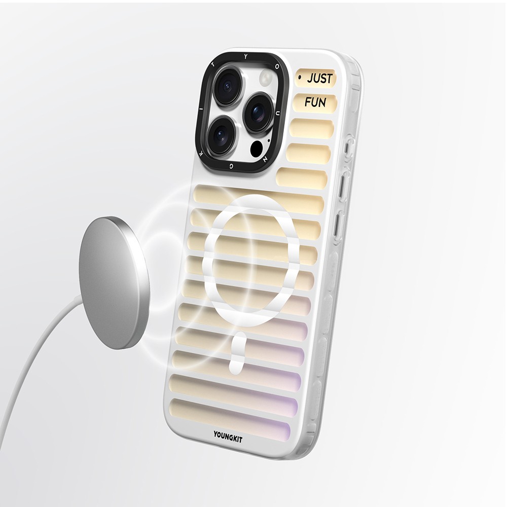 iPhone 16 Pro Magsafe Şarj Özellikli Youngkit Geek Serisi Kılıf