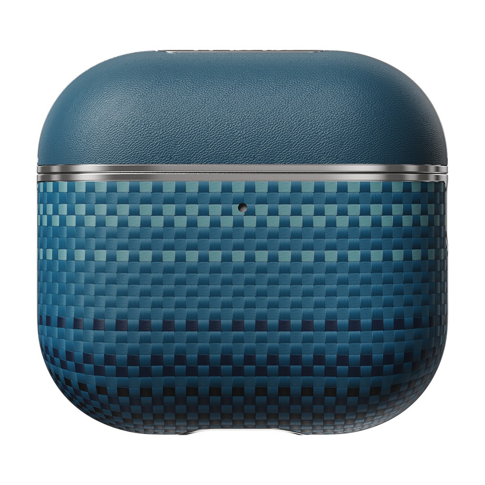 Apple Airpods 4 Kılıf Aramid Fiber Pitaka Tactile Woven Sunset-Moonrise Serisi Sunset Kapak