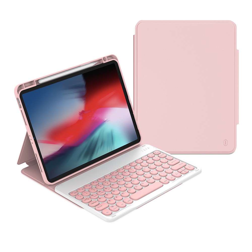 iPad 10.9 2022 (10.Nesil) Wiwu Protective Gizli Kalem Bölmeli Klavyeli Kılıf