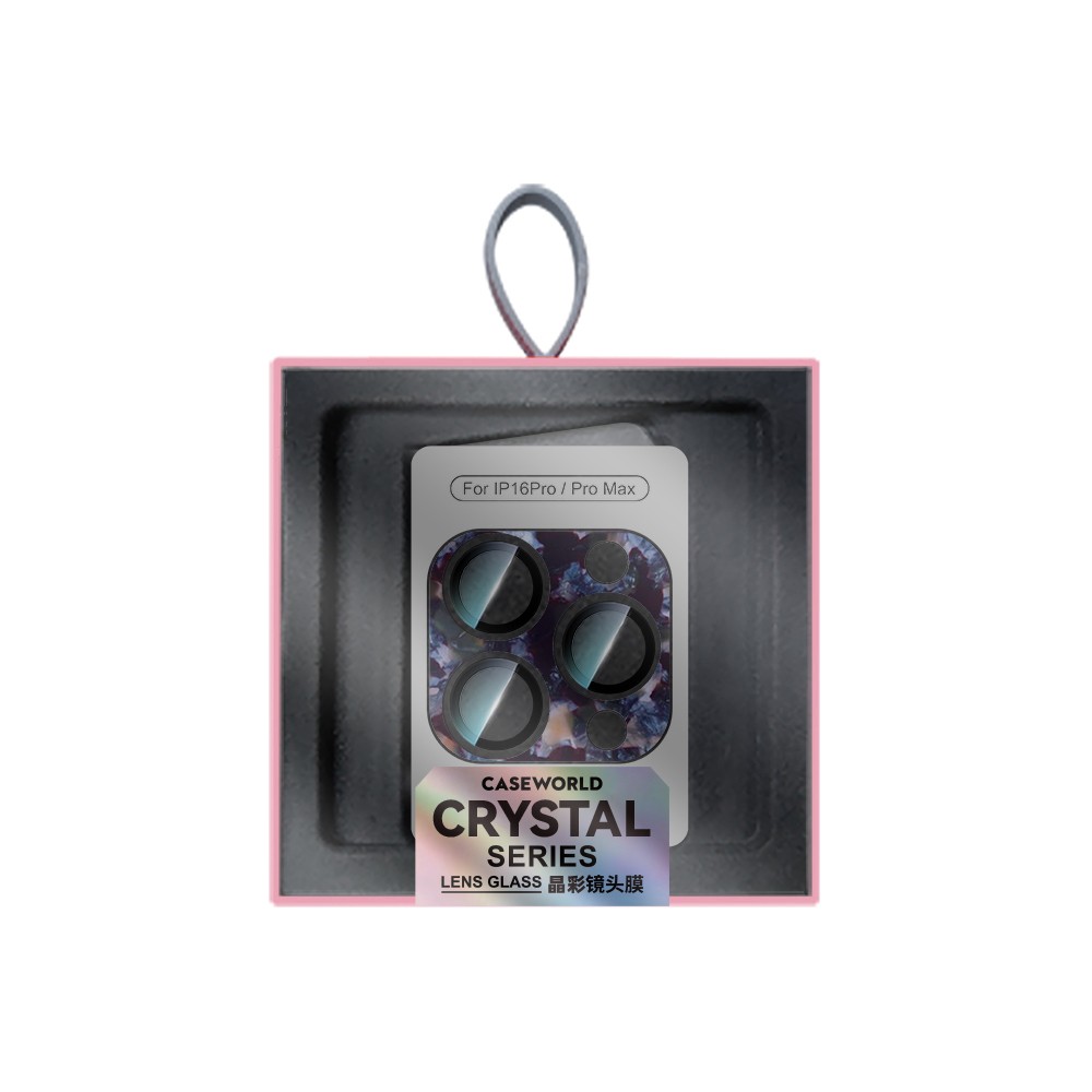 Apple iPhone 16 Pro CaseWorld Crystal Color Serisi Full Kamera Lens Koruyucu