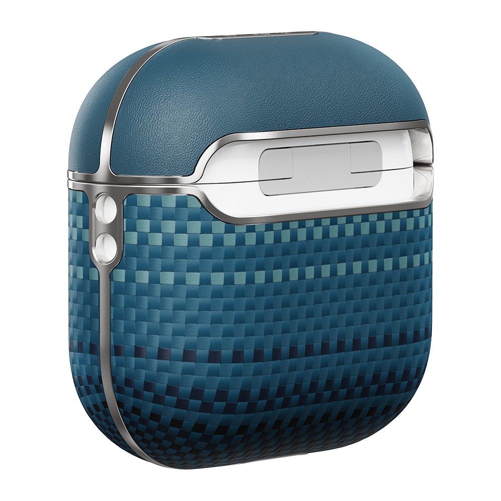 Apple Airpods Pro 2 Kılıf Aramid Fiber Pitaka Tactile Woven Sunset-Moonrise Serisi Sunset Kapak