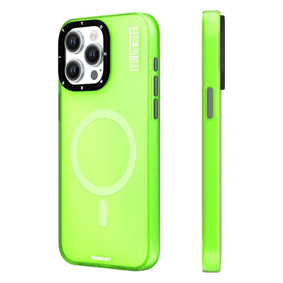 iPhone 15 Pro Kılıf Magsafe Şarj Özellikli Youngkit Hidden Sand Serisi Kılıf