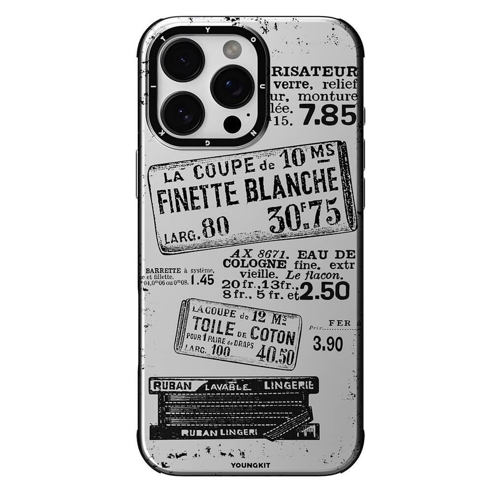 iPhone 16 Pro Kılıf Magsafe Şarj Özellikli Youngkit Literary Serisi Retro Magz Kılıf
