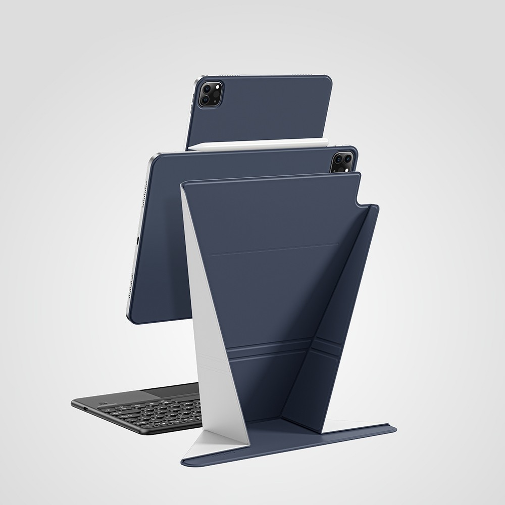 iPad Air 13 2024 Amazingthing Matte Pro Mag Folio Katlanabilir Magnetik Standlı Kılıf