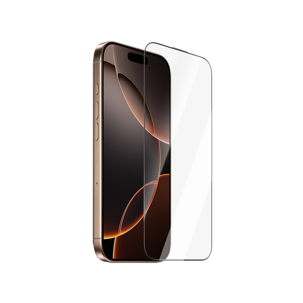 Apple iPhone 16 Pro CaseWorld Ultra-Thin Serisi TMQ HD 0.15mm Schott Cam Temperli Ekran Koruyucu